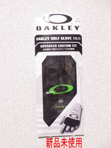 新品即決 OAKLEY GOLF GLOVE 18.0 グローブ 22cm ブラック