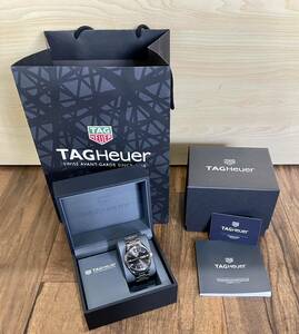 タグ・ホイヤー TAG HEUER カレラ キャリバー5 デイデイト WBN2013 BRG4248 JZCF-LYXF-N7KN ブラック文字盤 腕時計 メンズ
