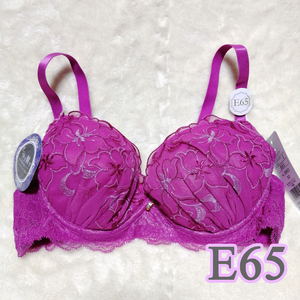 ドゥペルル ブラジャー E65 ドゥレリア エレガント 花柄 刺繍 ピンク ランジェリー レディース ブラ 下着 エスポール