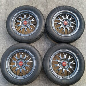 ◆BBS 鍛造 FORGED RG-F RG524 185/60R15 6J 4H/PCD100 IS+40 4本同サイズ アクア・ヤリス・フィット・パッソなどのコンパクトカーに◆