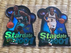 NBA 1998 ex2001 stardate2001 ダイカットインサート2枚