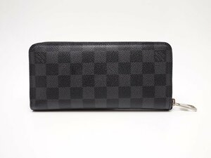 Louis Vuitton　ルイヴィトン　ダミエグラフィット　ジッピーウォレットヴェルティカル　N63095　財布　メンズ　中古　送料無料