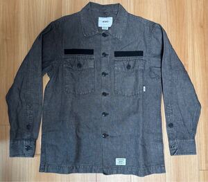 美品 BUDS LS 01 SHIRT シャツジャケット181BRDT-SHM01 WTAPS 長袖シャツ Small 