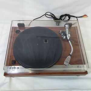 04839 【中古・現状品】 レコードプレーヤー MICRO DD-5 ／ カートリッジ SHURE M44G 動作確認済 左右スピーカーからノイズ ターンテーブル