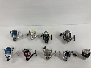 A07-002-0121-123【中古】スピニングリール　Daiwa　SHIMANO　RYOBI　スプール径　5000～2000　まとめ　計9個