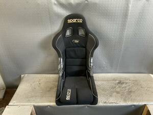 X04★　フルバケットシート　SParco　rEV Grp Tech　側面ヤブレ、全体薄汚れ有　★