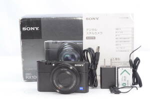 【美品、箱あり】SONY Cyber-shot DSC-RX100 付属品完備 ブラック コンパクトデジタルカメラ ＃P0632405018Y
