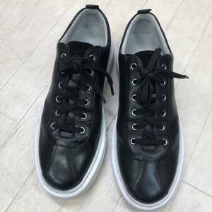 【e17bc301】中古　使用感あり　sneakers by grenson　スニーカー　6Dサイズ　箱無し　ブラック　黒