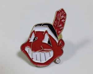 MLB ワフー酋長 Chief Wahoo クリーブランド・インディアンス INDIANS ピンバッジ メジャーリーグベースボール 検 非売品 PINS NEWERA PINS