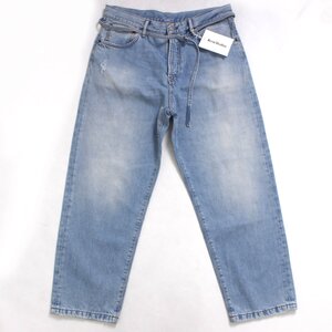 24ss【新品 定価65,450円】Acne Studios ルーズフィットジーンズ - 1991 TOJ Unisex 32/32 ライトブルー C00039 アクネ ストゥディオズ