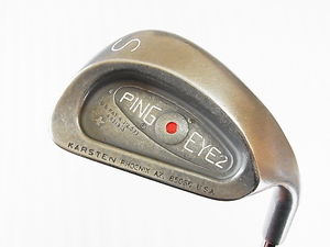 ☆希少！PING　EYE２+　ステンレス　赤　SW　53度　レッド　ZZ－LITEスチール☆