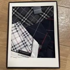 バーバリー　BURBERRY ハンカチ　ミニタオル　３枚　新品