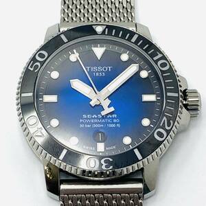 TISSOT ティソ シーマスター 1000 T120.407.11.041.02 自動巻き腕時計 稼働品 箱付き