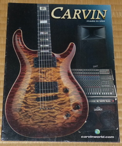 CARVIN カタログ ☆ Guitars｜ギター　スピーカー　ミキサー　パワーアンプ　ギターアンプ　ベースアンプ