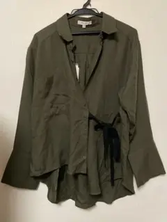 新品　moussy マウジー　ミリタリーシャツ　ブラウス