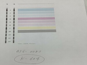 No.K604プリンターヘッド ジャンク QY6-0083 CANON キャノン 対応機種：MG6330/MG6530/MG6730/MG7130/MG7530/MG7730/iP8730