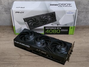 NVIDIA PNY GeForce RTX4080Super 16GB VERTO OC 【グラフィックボード】