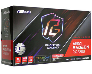 ASRock製グラボ Radeon RX 6800 Phantom Gaming D 16G OC PCIExp 16GB [管理:1000025883]