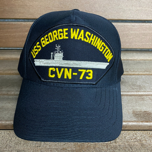 アメリカ製 EAGLE CREST イーグルクレスト CVＮ-73 USS ジョージワシントン G.Washington 米海軍 空母 ミリタリー キャップ サイズ調節可