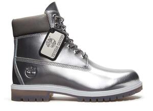 Veneda Carter Timberland 6 Inch Lace Up Waterproof Boot "Silver Patent Leather" 26.5cm TB0A6D9MEBN