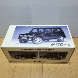 AUTOart【1/18　Mercedes-Benz　G-WAGON】ブラック　メルセデス・ベンツ　G　ミニカー　オートアート