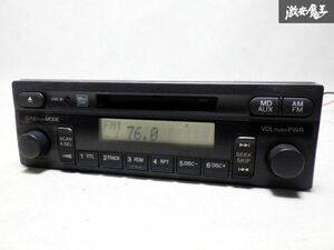 保証付 即納 ホンダ純正 MDデッキ MD AUX AM FM チューナー ステレオ オーディオ 1DIN 39100-S3N-J310-M1