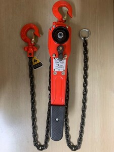 １円スタート　2個セット　レバーホイスト　0.5ｔ　500ｋｇ　1.5ｍ　未使用品　検索　チェーンブロック　パワーホイスト　建築　トラック3