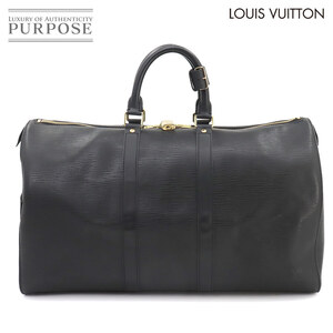 ルイ ヴィトン LOUIS VUITTON エピ キーポル 45 ボストン バッグ レザー ノワール ブラック M59152 Keepall 90259189