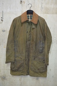 バブアー　Barbour　ヴィンテージ　ダブルクラウン　1982-1987年　ビデイル　オイル　ジャケット　ブルゾン　40　vintage D1435