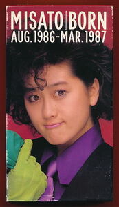 X■VHS★渡辺美里★MISATO BORN AUG.1986－MAR.1987■My Revolutionなど