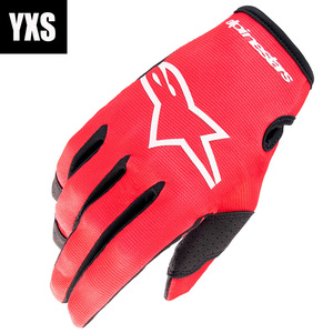 【ネコポス便￥253】 ALPINESTARS ’23 ユース ラダーグラブ マーズレッドホワイト YXS(4)サイズ ＃3541823-3120 【子供用】