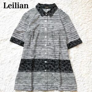 Leilian レリアン ブラウス シャツ 花柄 9 M レディース C82406-25