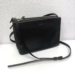 【値下げ】CELINE トリオショルダーバッグ　ブラック