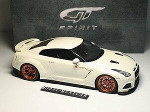 ▲最後1台！世界限定500台！GT-Spirit 1/18 日産 Nissan GTR R35 Modified by Prior Design 2015 白 Wide Body