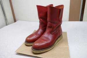 レッドウイング RED WING ペコスブーツ 95年製 犬タグ 866　7.5D 7.5インチ USA製 アメリカ製　アイリッシュセッター　