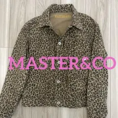 MASTER&CO. レオパ　ヒョウ柄　ジャケット　レディース　S　秋冬　肩掛け