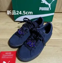 新品 PUMA スエード プラットフォーム Gem  367452-01 厚底