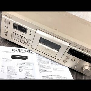 【美品】SONY TC-KA7ES ソニー カセットデッキ