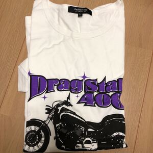 送料320円　Tシャツ　シャツ　未使用　イオン　ダブルフォーカス　バイク　ドラックスター　M 400 drag star