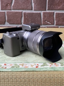 SONY ソニー NEX-5 デジタルカメラ レンズ2点（SEL16F28・SEL1855） 純正 充電器（BC-VW1） バッテリー・取説付