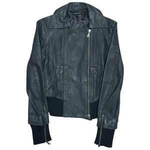 Rare 00s JAPANESE LABEL Y2K Design gimmick leather jacket archive goa ifsixwasnine kmrii share spirit lgb 14th addictions julius