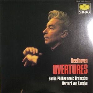 美盤 Karajan (カラヤン) - ベートーヴェン序曲集 / ベルリン・フィルハーモニー管弦楽団 / 20MG0346 / 1965年 / グラモフォンレコード