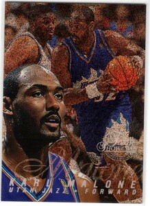 大人気パラ！ Karl Malone ＜ 1996-97 Flair Showcase Row0＞ パラレル