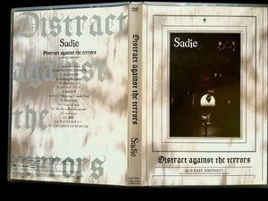 廃盤◎名盤【Sadie/サディ】迷彩DVD★Distract against the terrors -at O-EAST 20070427-★ライヴ/LIVE映像 全15曲 本編79min★V系 etc