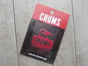 Sticker Chums Booby Face Emboss ステッカー Red 新品 CH62-1127