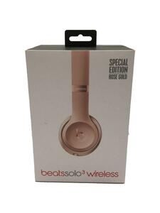 beats by dr.dre◆ヘッドホン solo3 wireless/劣化有/ビーツ/ローズゴールド