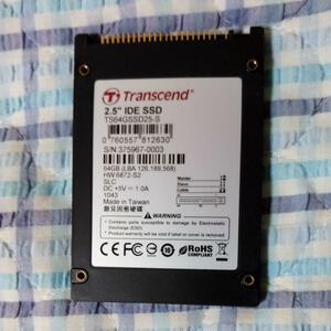 【中古】2.5 IDE TLC SSD 64GB TS64GSSD25-S 送込192