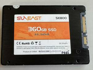 SUNEAST SSD 360GB【動作確認済み】0465　