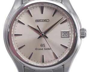 [中古品] 稼働品【SEIKO】セイコー GS グランドセイコー SBGX005 9F62-0A10 シルバー文字盤 クォーツ メンズ 中古品