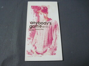 ◆ CD　８cm シングル 小松未歩　anybody,s game ◆